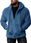 Plush Cardigan Hooded Jacket