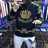 Trend Heavy Embroidery Crown Sweater
