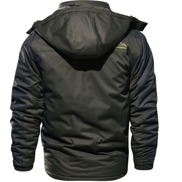 Men's Outdoor Plus Velvet Padded Jacket Plus Size