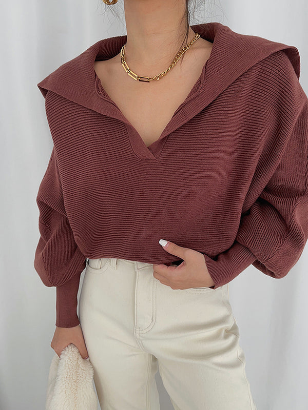 Wear A Loose Slouchy Knitted Top