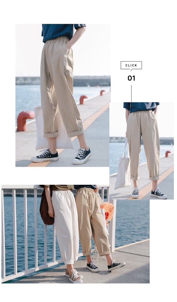 Wild Loose Overalls Casual Pants