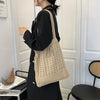 Knitted Hollowed Drawstring Handbag
