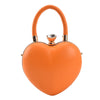Chain Slung Heart-Shaped Handbag