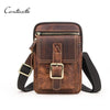 Vegetable Tanned Leather Mobil Bag