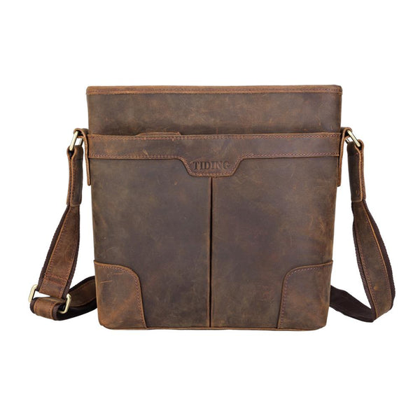  LLSB Oil Leather Chest Bag For Men Designer Messenger