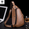 Leather Chest Bag for Men
