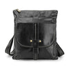 Black Genuine Leather Crossbody Bag