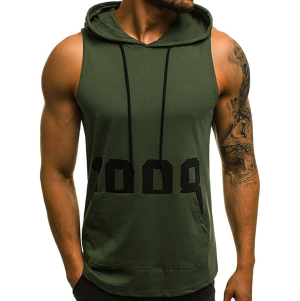 Bodybuilding Sleeveless Shirt Hoodies