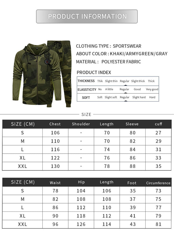 Sports Two-Piece Hoodies