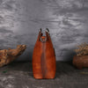 Leather Cowhide Handbag Totem Hand-painted