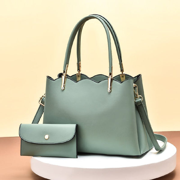 Simple Solid Color Handbag