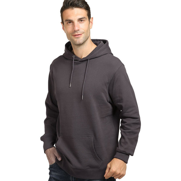 Hooded Thick Terry Pullover Sweater