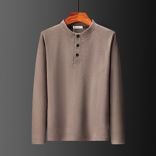 Thickened Stand-Up Collar Loose Shirt