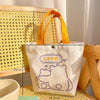 Portable Canvas Embroidery Handbag