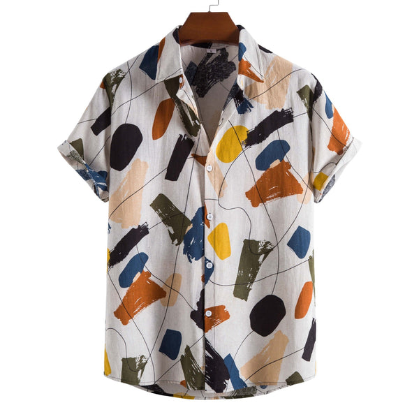 Men's Fashion Casual Printed Shirt