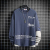 Men's Pullover T-shirt Loose Casual Stitching