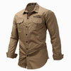 Men's Lapel Outdoor Shirt Pure Cotton
