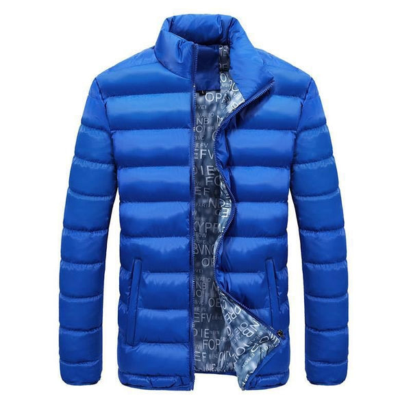 Stand-Collar Padded Short Padded Jacket