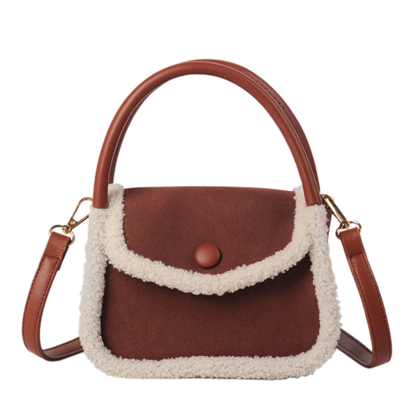 Fashion Lamb Plush Handbag