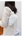 Plush Underarms One-shoulder Handbag