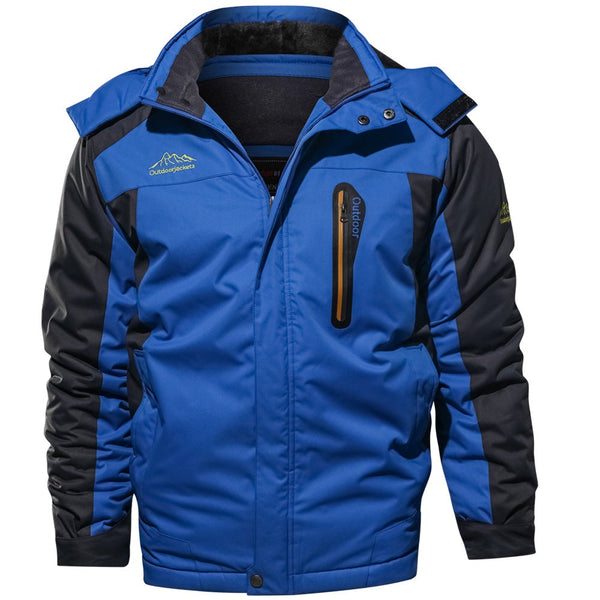 Men's Outdoor Plus Velvet Padded Jacket Plus Size