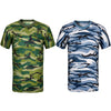 Camouflage Uniform T-shirt Round Neck Expand Outdoor Sports