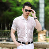 Hollow Embroidered Non-Iron Casual Shirts