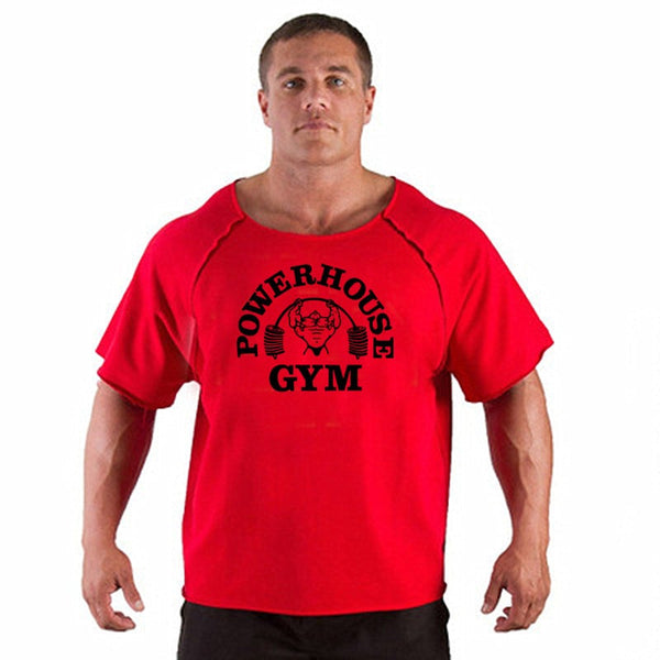 Gym Training Muscle Cotton Shirt