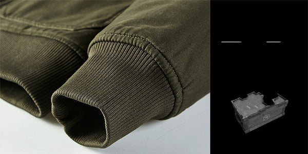 Men's Cotton-padded Jacket Plus Velvet Military Uniform Thickening