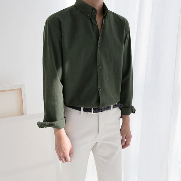 Men's Autumn Casual Long-sleeved Shirt Jacket