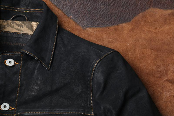 Genuine Goat Leather Stylish Jacket
