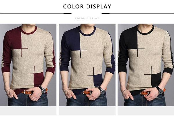 O-Neck Knitted Cashmere Pullover Sweater