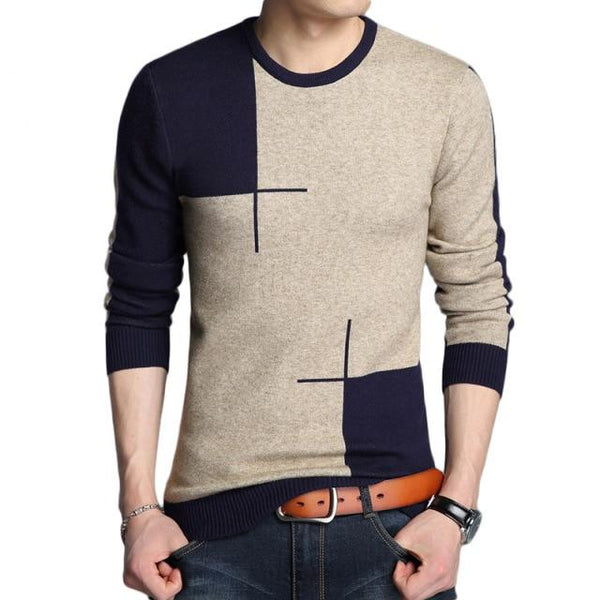 O-Neck Knitted Cashmere Pullover Sweater